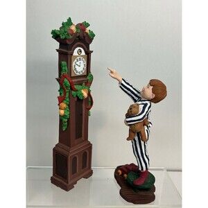 Department 56 All Through The House Theodore Adjusting Time Grandfather Clock